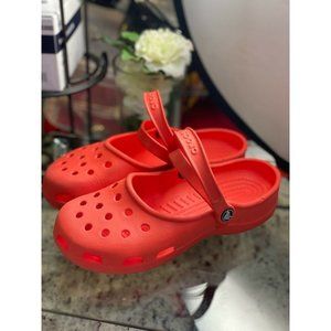 Crocs Red/Coral  Women's 7